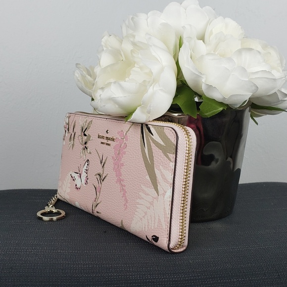 💞HP💞Kate Spade Neda Briar Lane Botanical Wallet - Picture 3 of 8
